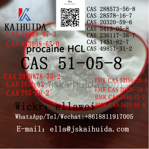 Top purity Fast Delivery  Procaine Base,Procaine HCL,Lidocaine,Lidocaine HCL,Telegarm:+8618811917005