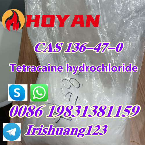 Supply Local Anesthetics Tetracaine HCl Tetracaine Safe Delivery CAS: 136-47-0