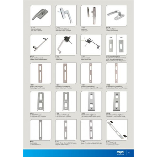 Aluminium Door And Windows Accesory
