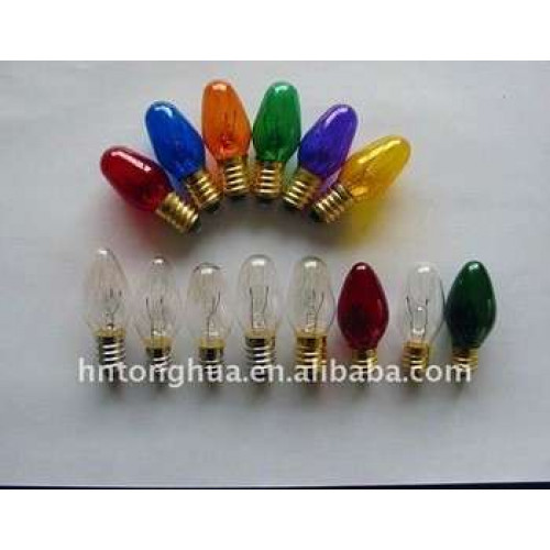 C7 Incandescent Color Bulb