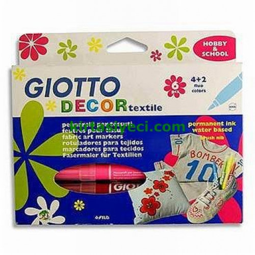 Gıotto 494800 Decor Textıle Kumas Kalemı 6 Lı