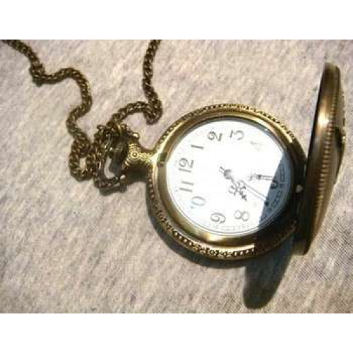 Jenia Vintage Eyfel Kulesi Kolye Cep Saati PH01