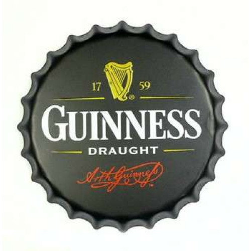 Wholesale vintage metal tin sign printing of club decoration bottle cap